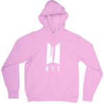 bts pink hoodie merch unisex