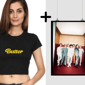 bts butter crop top BTS butter concept poster