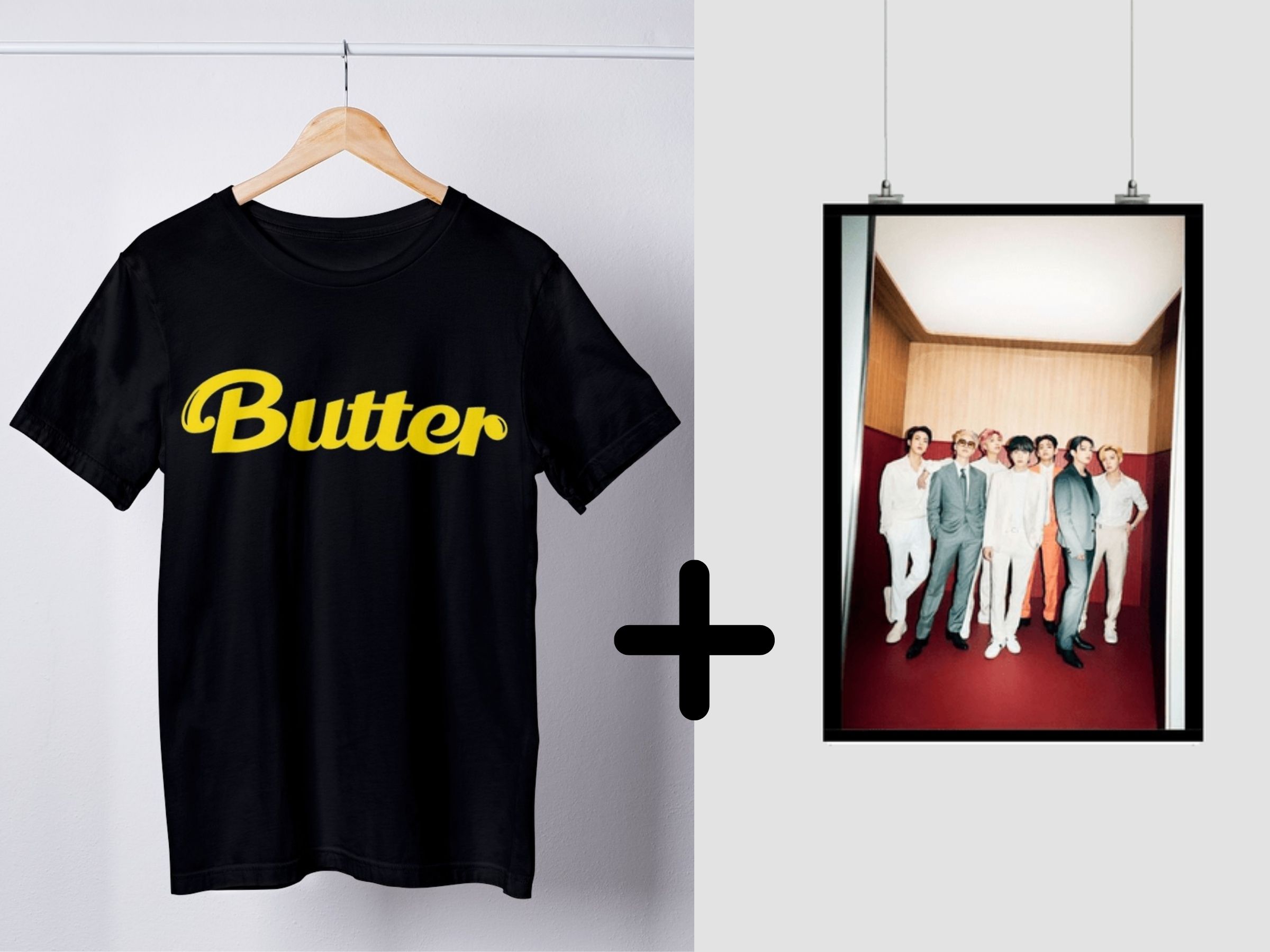 bts butter poster tshirt merch