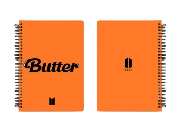 butter bts army notebook merch