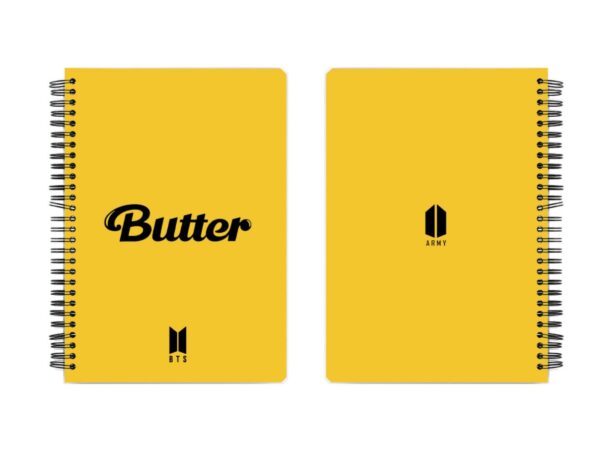 bts butter notebook merch