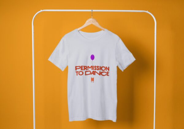 Permission to dance BTS purple balloon T-shirt