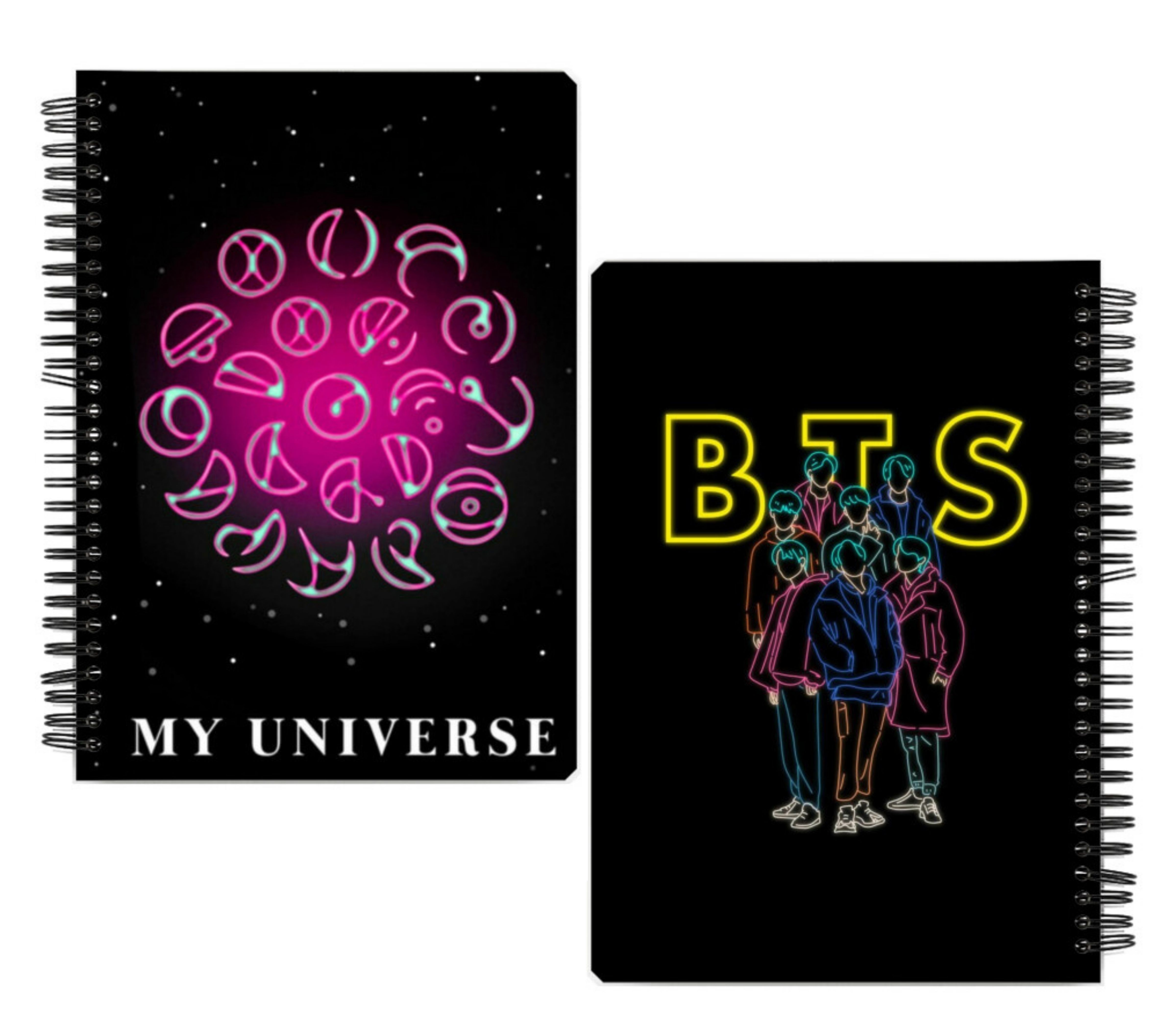 bts my universe merch notebook